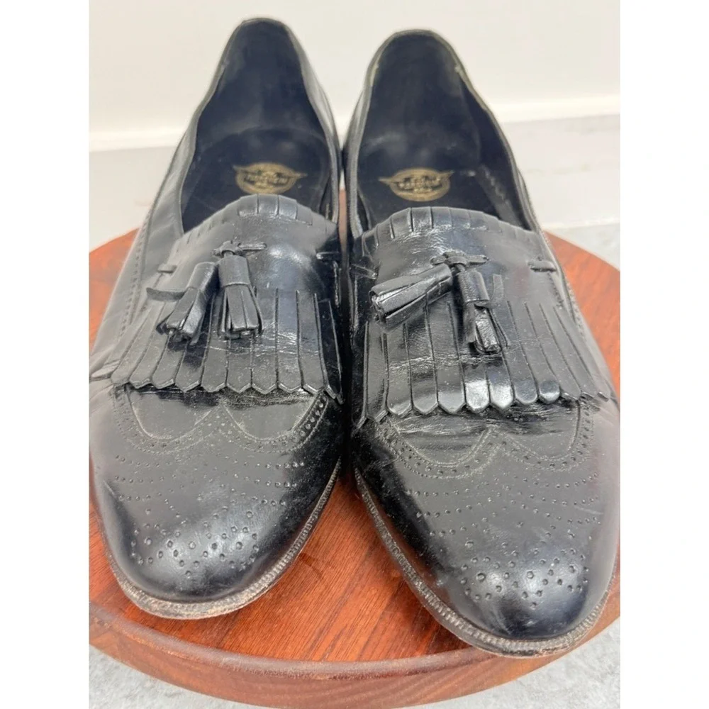 Florsheim Black Tassel Kiltie Loafers